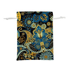 Retro Ethnic Background Pattern Vector Lightweight Drawstring Pouch (m) by Amaryn4rt
