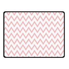 Chevrons Roses Fleece Blanket (small) by kcreatif