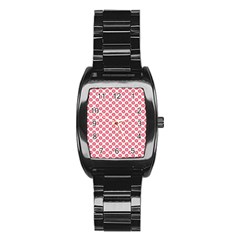 Donuts Rose Stainless Steel Barrel Watch by kcreatif