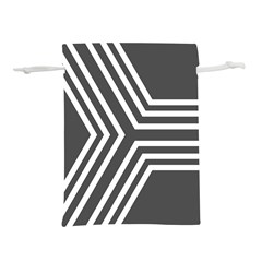 Abstrait Lignes Blanc/gris Lightweight Drawstring Pouch (s) by kcreatif