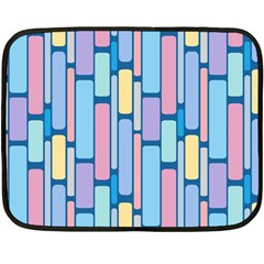 Background Wallpaper Block Pattern Double Sided Fleece Blanket (mini)  by Vaneshart