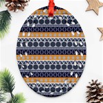 Abstract Seamless,pattern Graphic Lines Vintage Background Grunge Diamond Square Ornament (Oval Filigree) Front