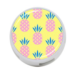 Summer Pineapple Seamless Pattern 4-port Usb Hub (one Side) by Sobalvarro