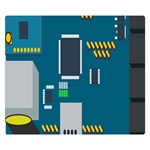 Amphisbaena Two Platform Dtn Node Vector File Double Sided Flano Blanket (Small)  50 x40  Blanket Back