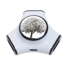 Nature Tree Blossom Bloom Cherry 3-port Usb Hub by Sapixe