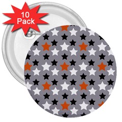 All Star Basketball 3  Buttons (10 Pack)  by mccallacoulturesports
