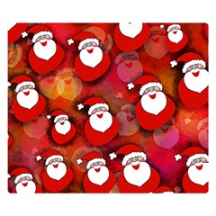 Santa Clause Double Sided Flano Blanket (small)  by HermanTelo