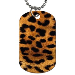 Leopard Skin Pattern Background Dog Tag (one Side) by Vaneshart