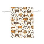 Animal Patterns Safari Lightweight Drawstring Pouch (L) Back