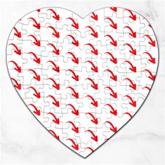 Create Your Own Custom Online Full Print Blank Template Jigsaw Puzzle (heart) by startdesign