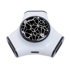 Neurons Braid Network Wattle Yarn 3-port Usb Hub by HermanTelo