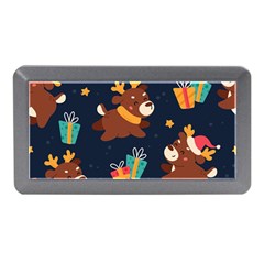 Colorful Funny Christmas Pattern Memory Card Reader (mini) by Vaneshart