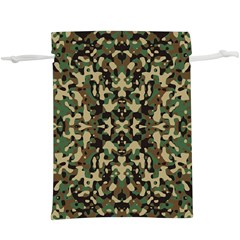 Camo  Lightweight Drawstring Pouch (xl) by ArtworkByPatrick