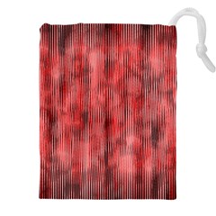 Abstrait Texture Rouge/noir Drawstring Pouch (4xl) by kcreatif