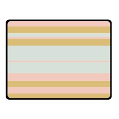 Bandes Rose/doré/vert Fleece Blanket (small) by kcreatif