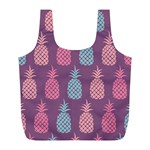 Pineapple Wallpaper Pattern 1462307008mhe Full Print Recycle Bag (L) Front