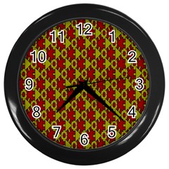Rby-b-8-4 Wall Clock (black) by ArtworkByPatrick