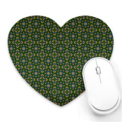 Df Chocolate Hills Heart Mousepads by deformigo