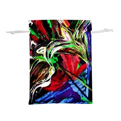 Lillies In The Terracotta Vase 3 Lightweight Drawstring Pouch (l) by bestdesignintheworld