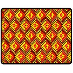 Rby-c-2-2 Double Sided Fleece Blanket (medium)  by ArtworkByPatrick