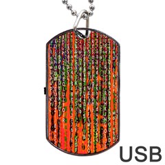 Matrix Technology Data Digital Dog Tag Usb Flash (one Side) by Vaneshart