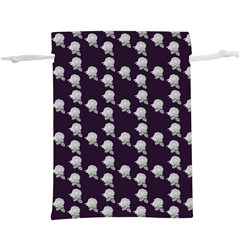 White Rose In Purple  Lightweight Drawstring Pouch (xl) by snowwhitegirl