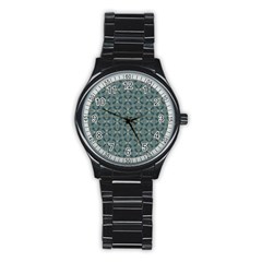 Pattern1 Stainless Steel Round Watch by Sobalvarro