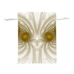 Fractal Fantasy Background Pattern Lightweight Drawstring Pouch (M) Back