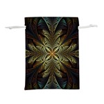 Fractal Art Abstract Pattern Lightweight Drawstring Pouch (M) Front
