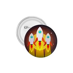 Rocket Take Off Missiles Cosmos 1 75  Buttons by Wegoenart