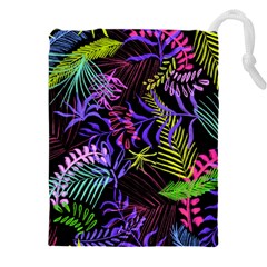 Leaves Nature Design Plant Drawstring Pouch (4xl) by Nexatart