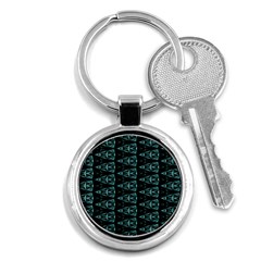 Digital Triangles Key Chain (round) by Sparkle