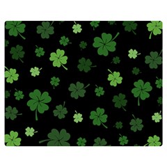 St Patricks Day Double Sided Flano Blanket (medium)  by Valentinaart