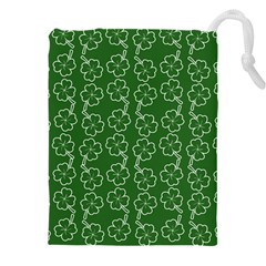 St Patricks Day Drawstring Pouch (4xl) by Valentinaart