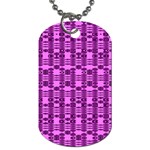 Digital Violet Dog Tag (Two Sides) Front