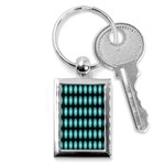 Mandala Pattern Key Chain (Rectangle) Front