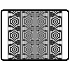 Optical Illusion Fleece Blanket (large)  by Sparkle