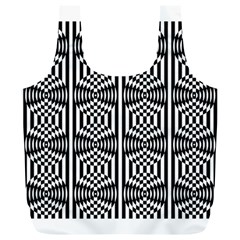 Optical Illusion Full Print Recycle Bag (xl) by Sparkle