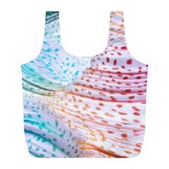 Spots Waves Full Print Recycle Bag (l) by Sparkle