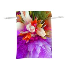 Poppy Flower Lightweight Drawstring Pouch (l) by Sparkle