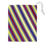 Colorful Strips Drawstring Pouch (4XL) Front