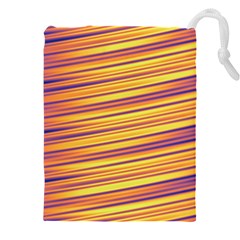 Colorful Strips Drawstring Pouch (4xl) by Sparkle