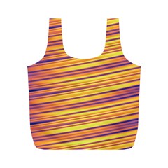 Strips Hole Full Print Recycle Bag (m) by Sparkle