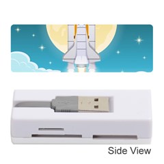 Space Exploration Illustration Memory Card Reader (stick) by Vaneshart