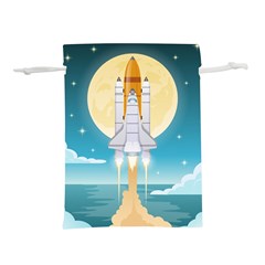 Space Exploration Illustration Lightweight Drawstring Pouch (l) by Vaneshart