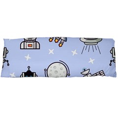 Seamless Pattern With Space Theme Body Pillow Case (dakimakura) by Vaneshart