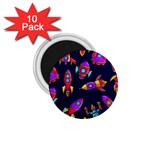 Space Patterns 1.75  Magnets (10 pack)  Front