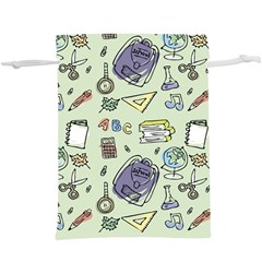 Hand Drawn Pattern School  Lightweight Drawstring Pouch (xl) by Vaneshart