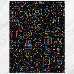 Seamless Pattern With Love Symbols Canvas 12  X 16  by Vaneshart