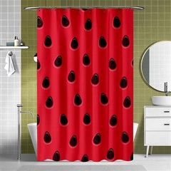 Seamless Watermelon Surface Texture Shower Curtain 48  X 72  (small)  by Vaneshart